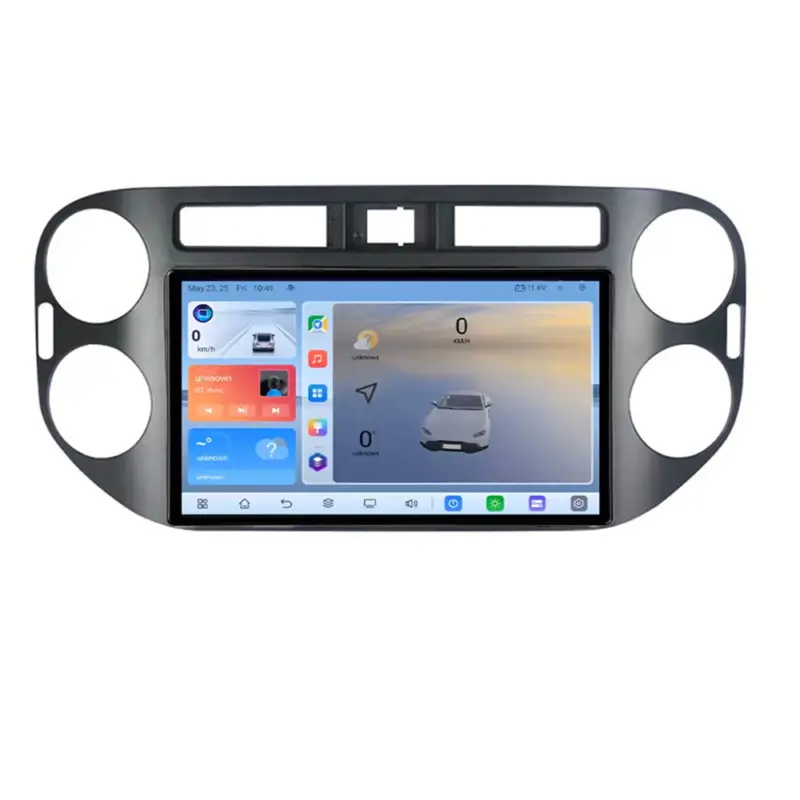 Livrare rapidă Navigatie Android VW Tiguan si Golf Plus 2012-2016, QLED 8+128 GB