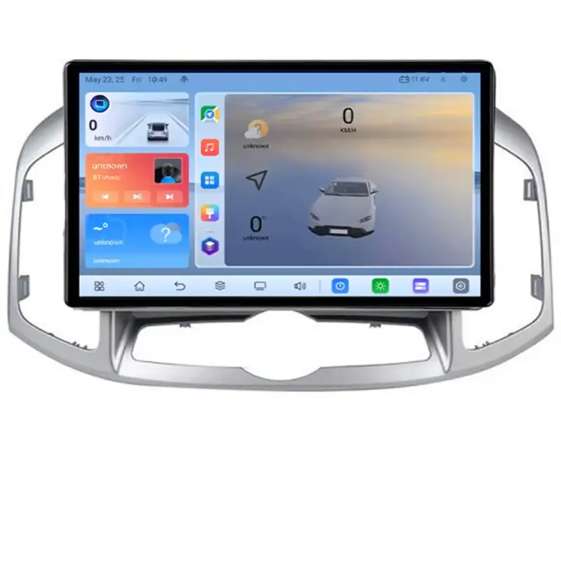 Plată securizată Navigatie Android Chevrolet Captiva 2012-2018 QLED 8+128GB 4G GPS ADAS
