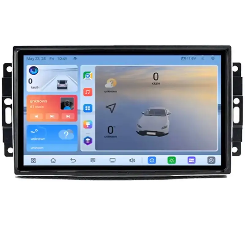 Navigatie Android Chrysler Jeep C-202, 8GB RAM, 128GB, QLED 1K, 4G Discount