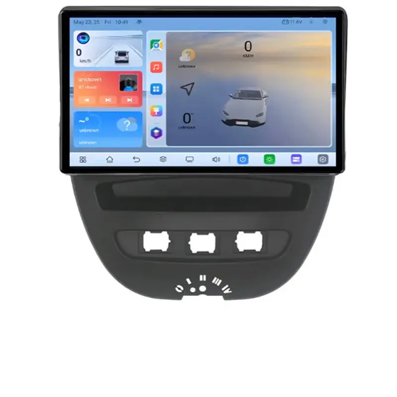 Navigatie Android Citroen C1, Peugeot 107, Toyota Aygo 2005-2014 QLED 2K 4+32 Cumpărături sigure