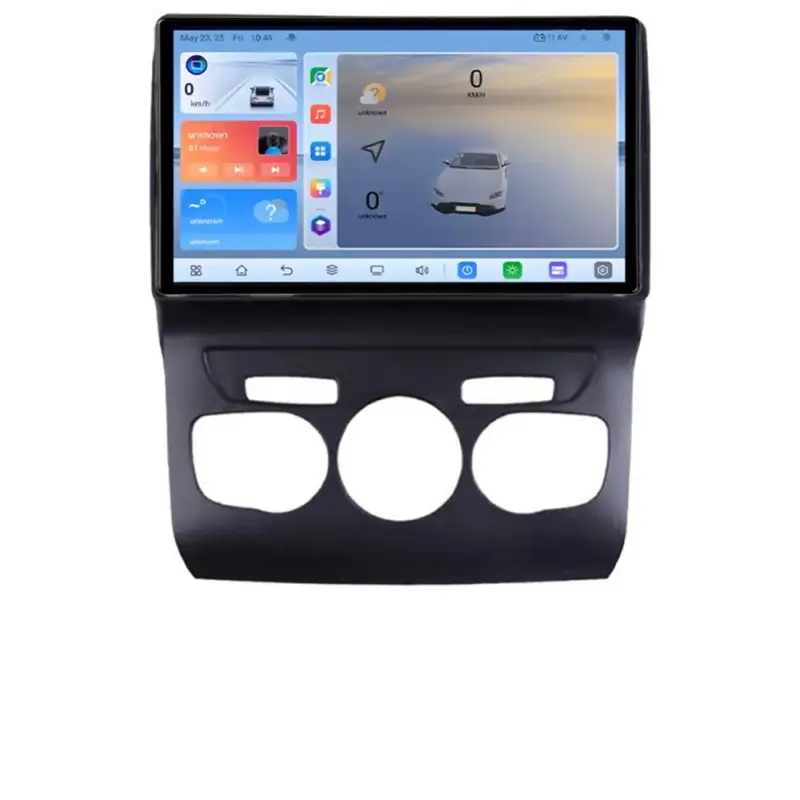 Livrare rapidă Navigatie Android Citroen C4 2011-2016, 8GB RAM, 128GB, QLED, 4G, GPS, 360