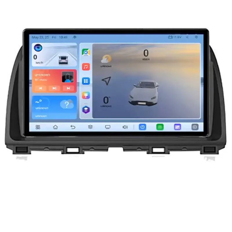 Lichidare de stoc Navigație Mazda CX-5 2012-2015 Android QLED 8GB RAM 128GB 4G GPS ADAS