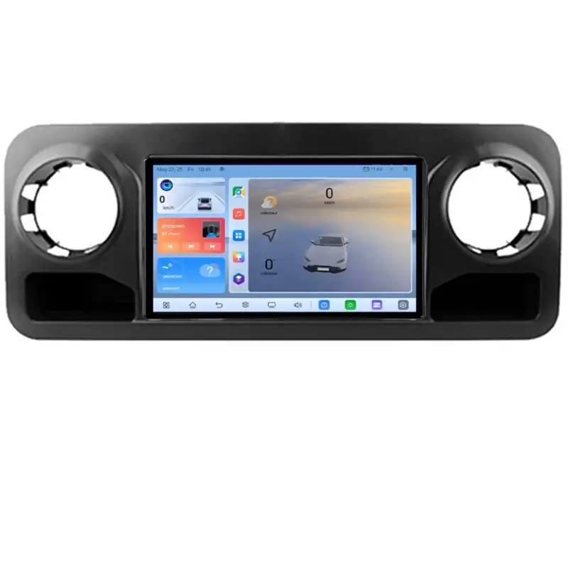 Calitate înaltă Navigație Android Mercedes Sprinter 2018+ QLED 8GB RAM 128GB 4G GPS