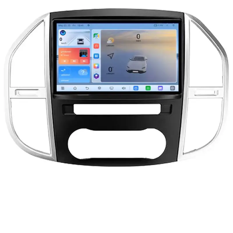 Navigație Android Mercedes Vito W447 2016+ 8GB RAM 128GB QLED 4G GPS Premium
