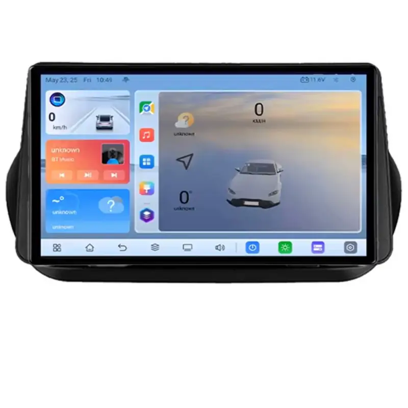 Navigație Android Peugeot Bipper/Citroen Nemo/Fiat Qubo 2008-2017 QLED 2K Cel mai vândut