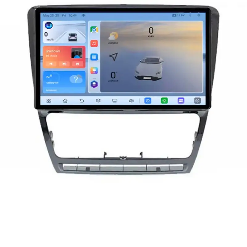 Reducere extra Navigatie Android Skoda Octavia 2 2005-2013, 8GB RAM, 128GB, QLED