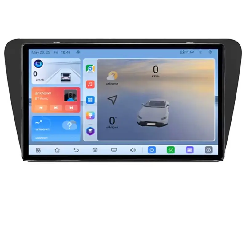 Navigație Android Skoda Octavia 2014-2020 manuală, QLED 8+128GB 4G GPS 360 Cumpără acum