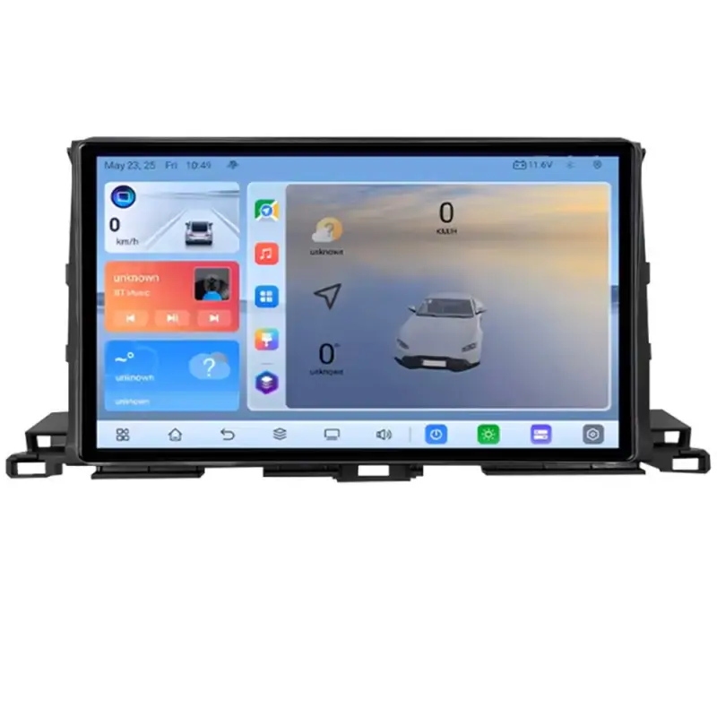 Super ofertă Navigație Android Toyota Highlander 2013-2018, QLED 2K, Octa-Core, 4GB+32GB