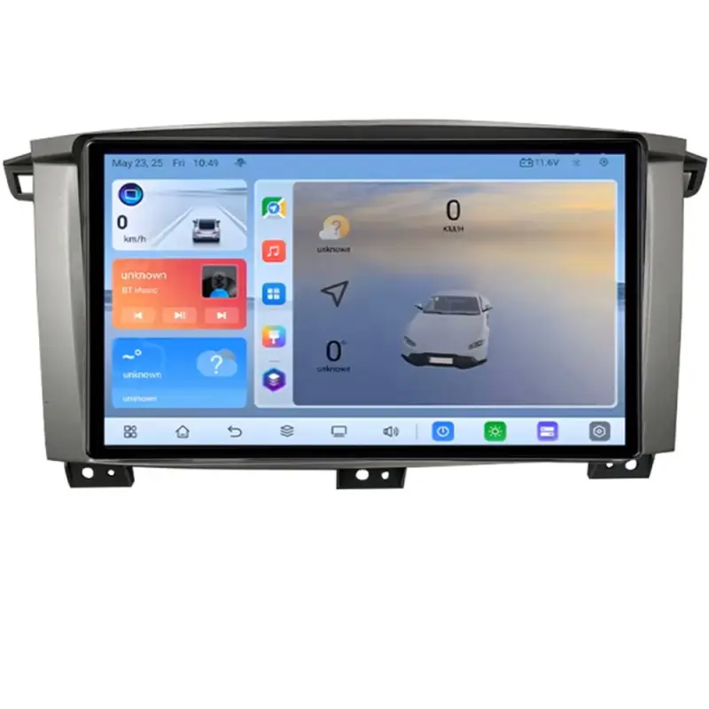 Ieftin Navigație Android Toyota Land Cruiser L100 cu ecran QLED 2K, 4GB+32GB