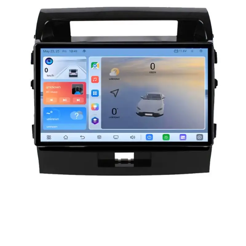 Ofertă de sezon Navigatie Android Toyota Land Cruiser 2008-2015, 8+128GB, QLED, 4G, GPS, 360