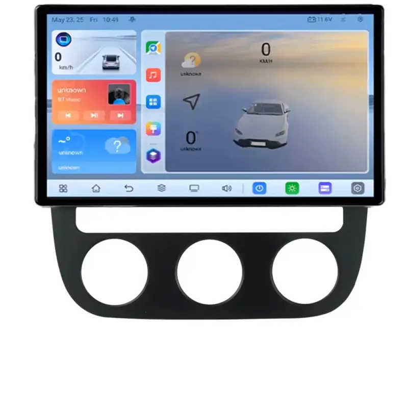 Bestseller Navigatie Android VW Golf 5 2004-2010 cu clima automata, QLED 2K, 4+32GB