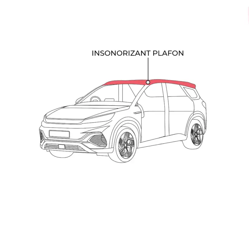 Comandă acum Pachet insonorizant plafon auto cu 2 straturi Audio System Germany