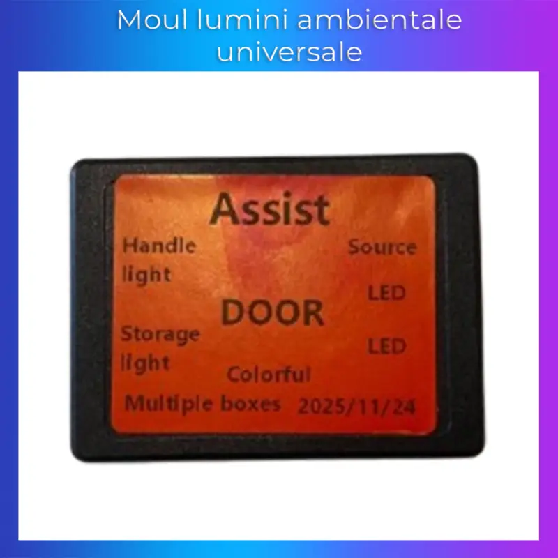 Modul secundar pentru lumini ambientale universale auto, control inteligent Retur ușor