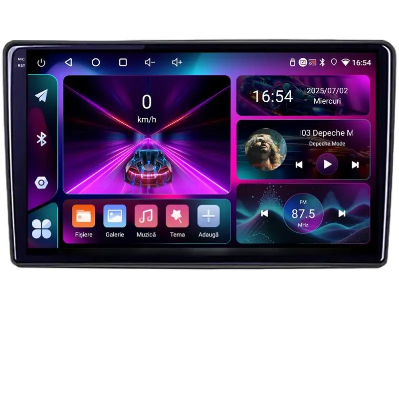 Navigație auto universală Edotec EDT-E209-RK cu ecran tactil multimedia Cel mai vândut