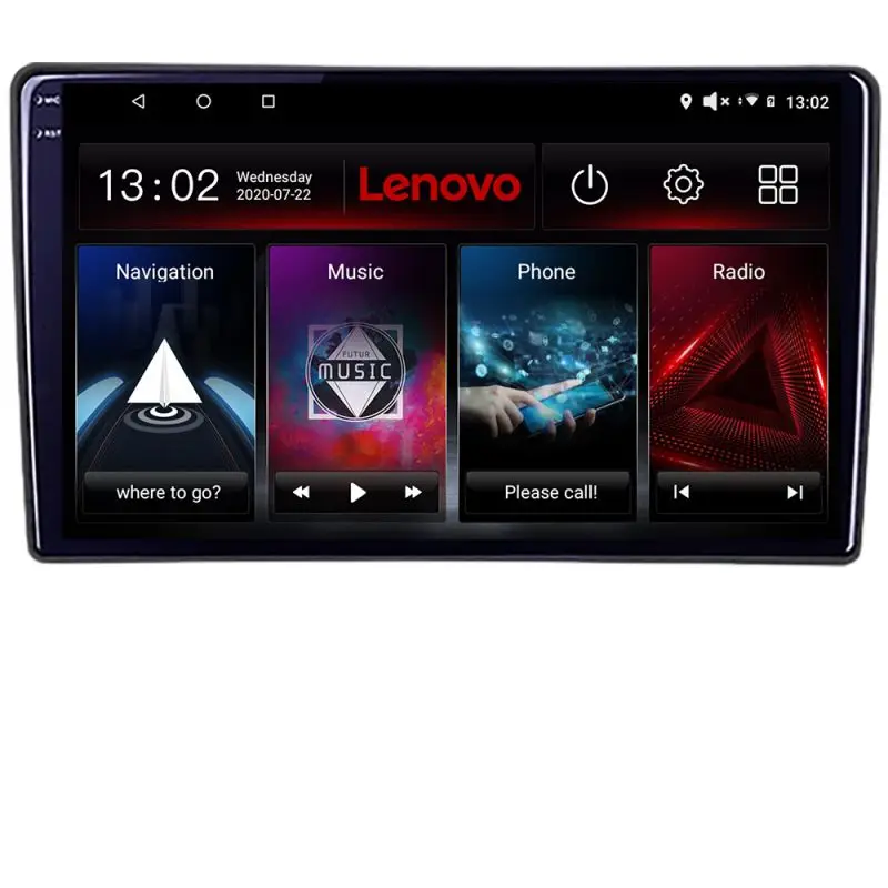 Preț redus Navigație auto universală Lenovo 10 inch LITE-D4, 4GB RAM și 64GB