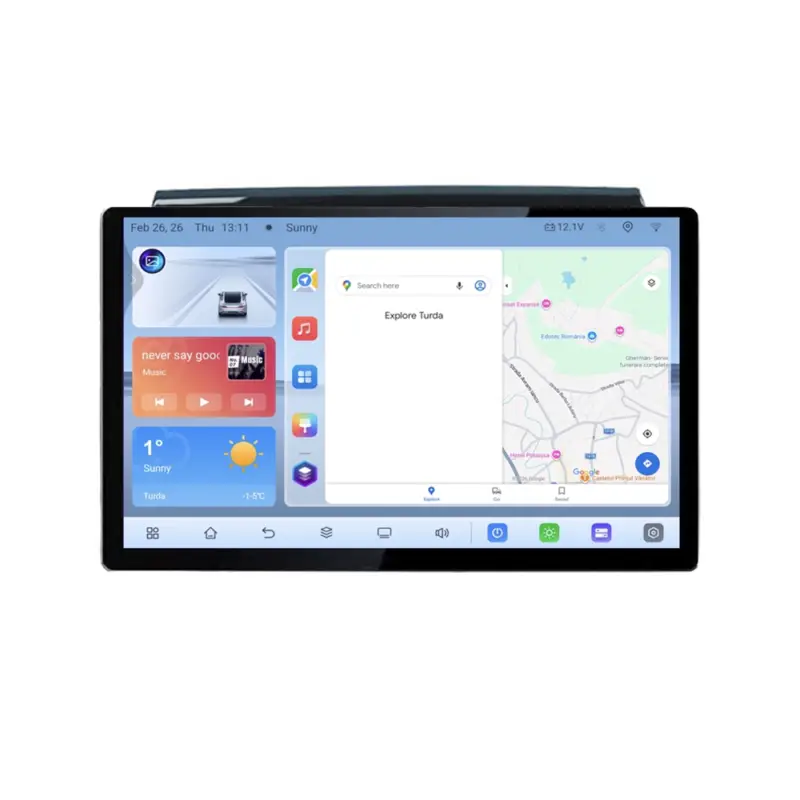 Noutate Navigatie Android Fiat Ducato 2006-2018 QLED 4G CarPlay 4+64GB