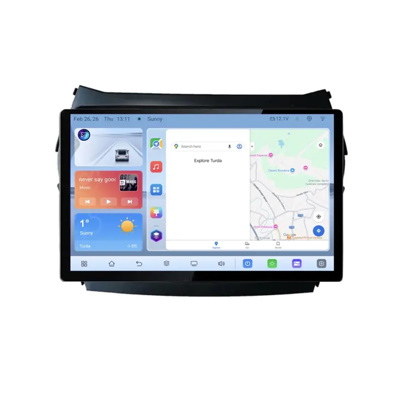 Promoție Navigație Hyundai IX45 Santa Fe 2013-2015 QLED 4G, 4+64GB, CarPlay
