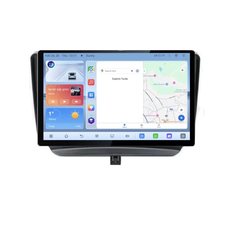 Chilipir Navigatie Ford Turneo Courier Transit Courier 2014-2021 QLED 4+64GB LTE