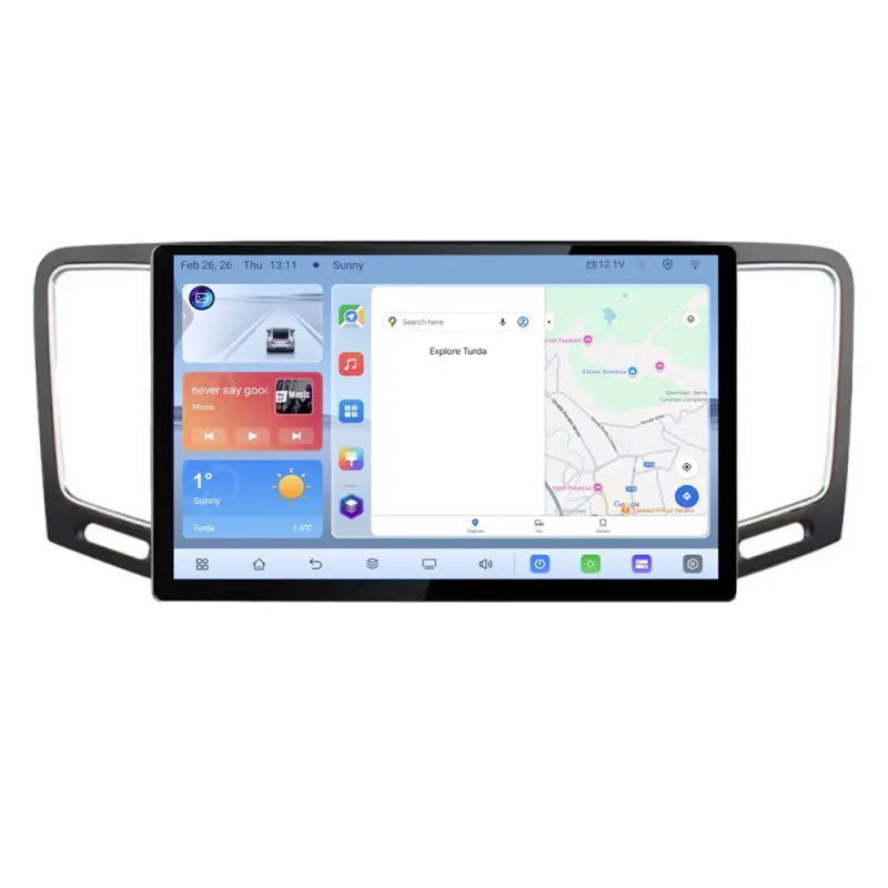 Navigație dedicată VW Sharan 2011-2020, 13 inch, Android 4G, 4GB+64GB Popular