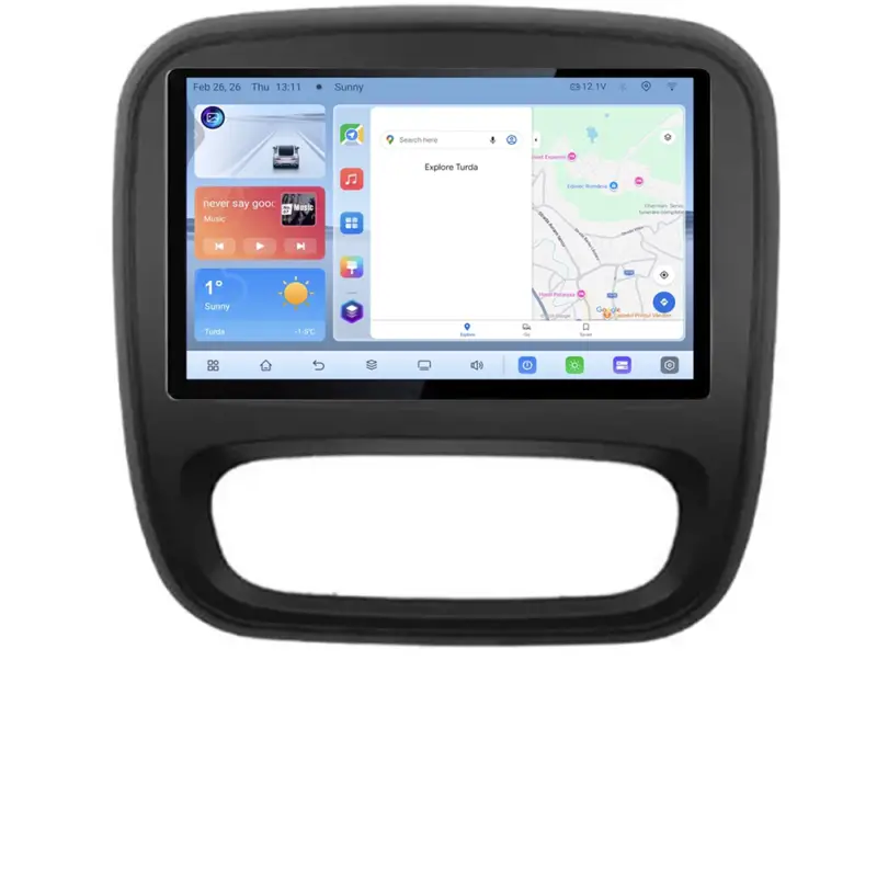Discount Navigatie dedicata Renault Trafic 2014-2017, ecran 13 inch, Android 4+64 GB