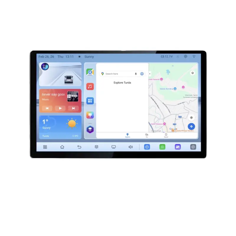 Noutate Navigatie dedicata Dacia Duster 2019+ cu ecran 13 inch 1K, Android 4+64GB