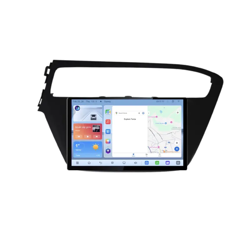 Navigatie Android Hyundai I20 2014-2019, ecran 13 inch 1K, 4GB+64GB Livrare expres