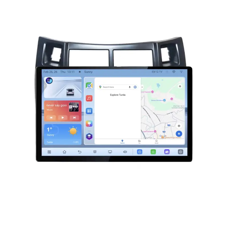 Preț promoțional Navigație dedicată Toyota Yaris 2008-2011, ecran 13 inch, Android 4+64GB