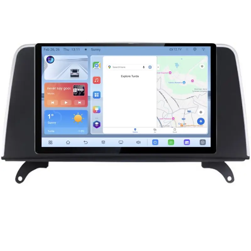 Ofertă de sezon Navigatie dedicata BMW X5 X6 2009-2014 CIC, 13 inch, Android 4+32