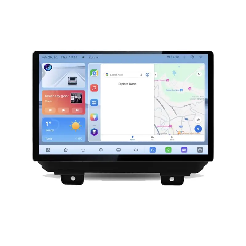 Promoție Navigație dedicată Jeep Wrangler 2018+ cu ecran 13 inch, Android, 4GB RAM, 64GB