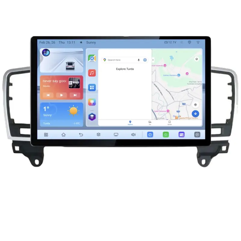 Cumpără online Navigație dedicată Mercedes ML W166 cu ecran 13 inch, Android, 4GB+64GB