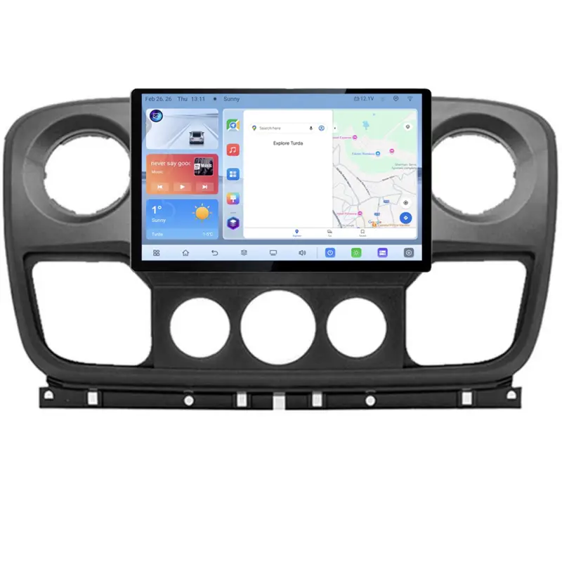 Livrare gratuită Navigație dedicată Opel Movano și Renault Master 2010-2021, 13", 4G, Android