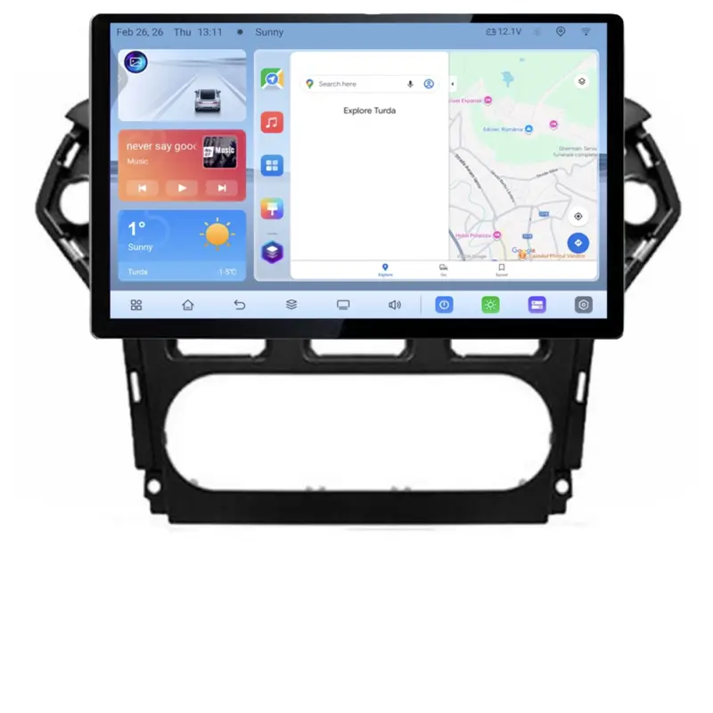 Cel mai vândut Navigație dedicată Ford Mondeo 2010-2014, ecran 13", Android 4+64 GB
