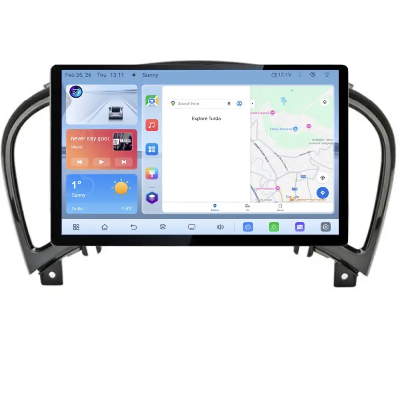 Navigatie dedicata Nissan Juke 2010-2015, ecran 13 inch, Android 4+64GB Plată sigură