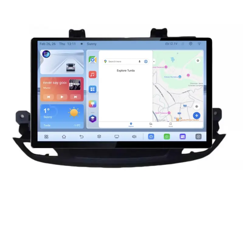 Navigatie dedicata Opel Insignia 2018+ Android 13 inch 4GB RAM 64GB 4G Plată securizată