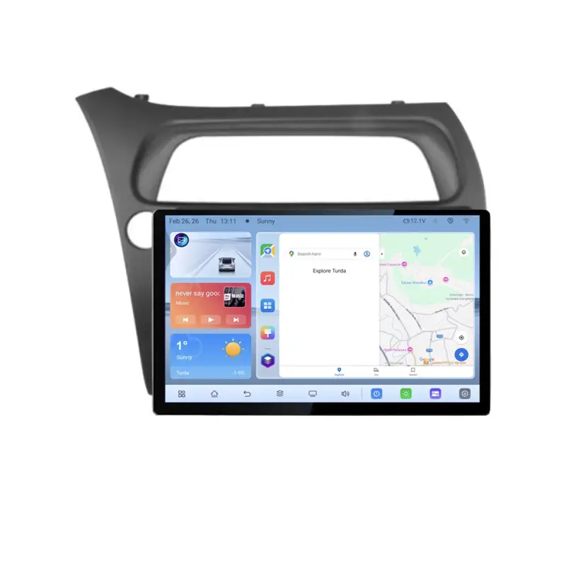 Navigație dedicată Honda Civic Hatchback 2006-2012, 13 inch, Android 4+64GB Disponibil imediat