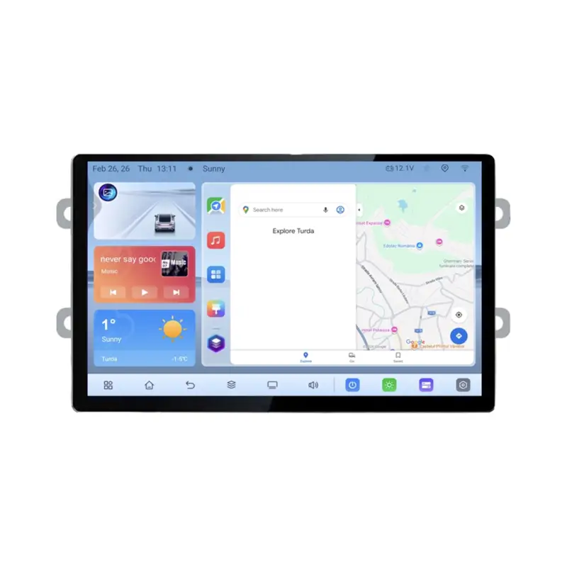 Plată securizată Navigatie dedicata Dacia dupa 2012, ecran 13 inch, Android 4G, 4+64 GB