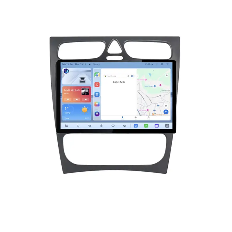 Navigatie dedicata Mercedes C W203 2000-2004, ecran 13 inch, Android 4G Cel mai vândut