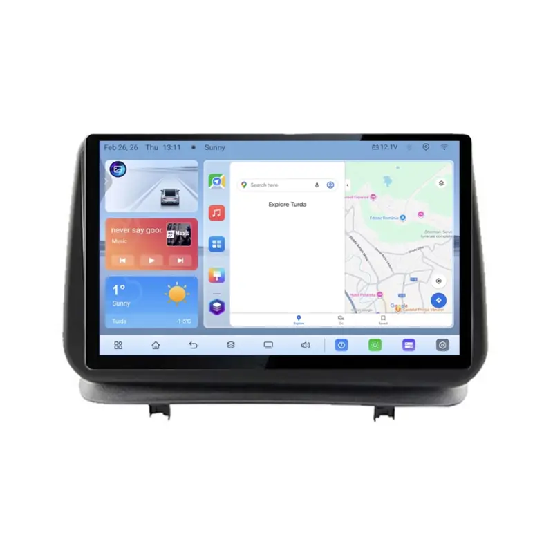 Navigatie dedicata Renault Clio 3 2005-2013, ecran 13 inch, Android 4G, 4GB+64GB Plată securizată