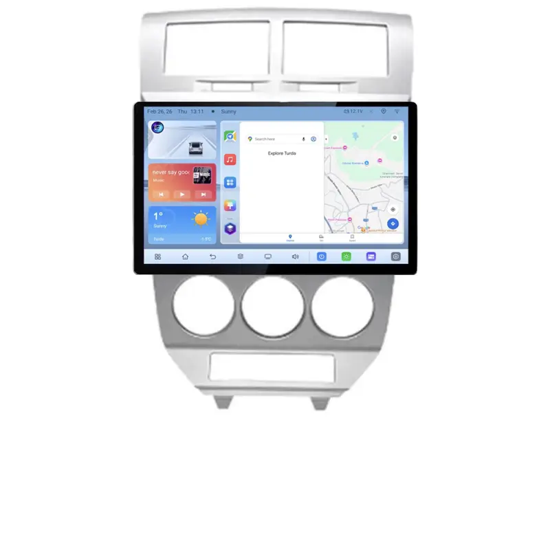 Nu rata Navigație dedicată Dodge Caliber 2006-2010, ecran 13 inch, Android 4+64