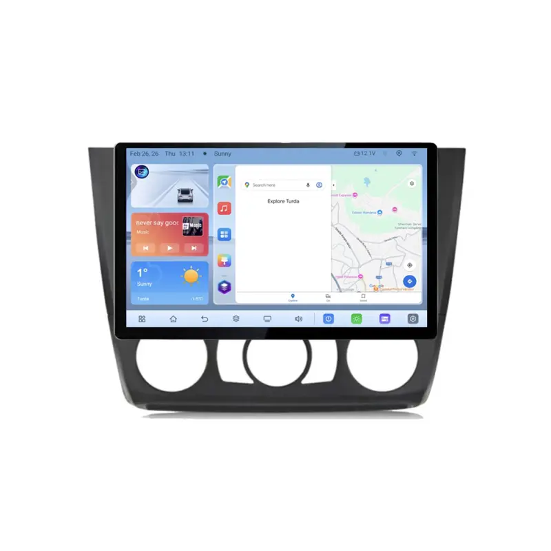 Navigație dedicată BMW Seria 1 E87 2007-2011, 13 inch, Android, 4+64GB Livrare expres