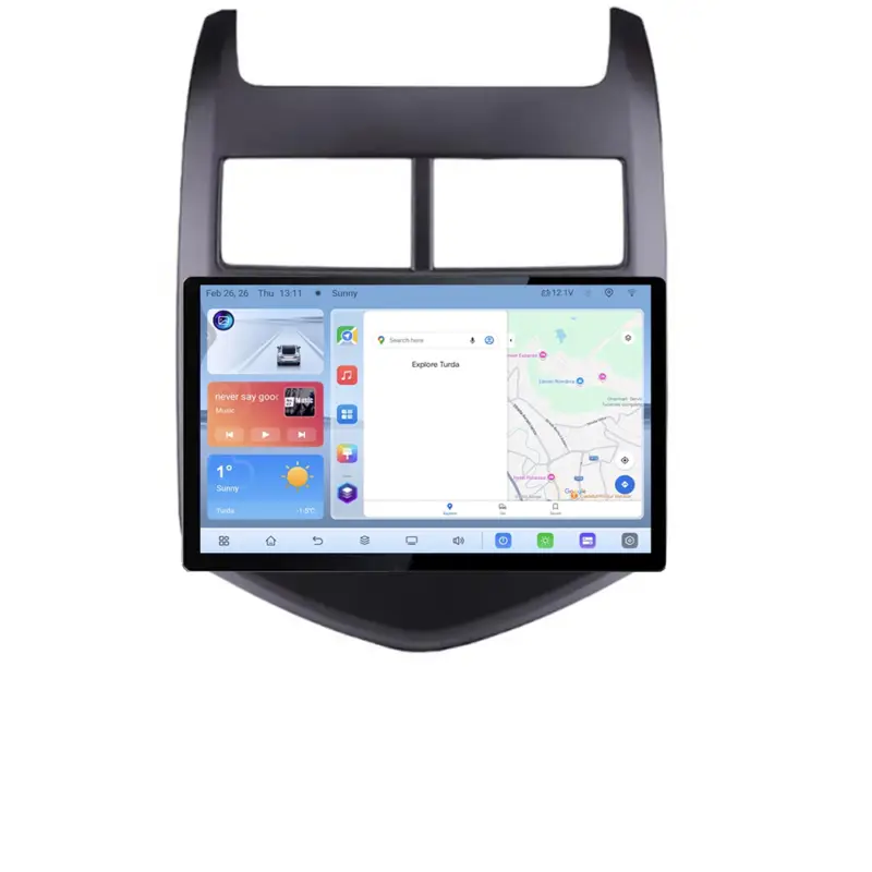 Cumpărături sigure Navigație dedicată Chevrolet Aveo 2010-2013, ecran 13 inch, Android 4+64GB