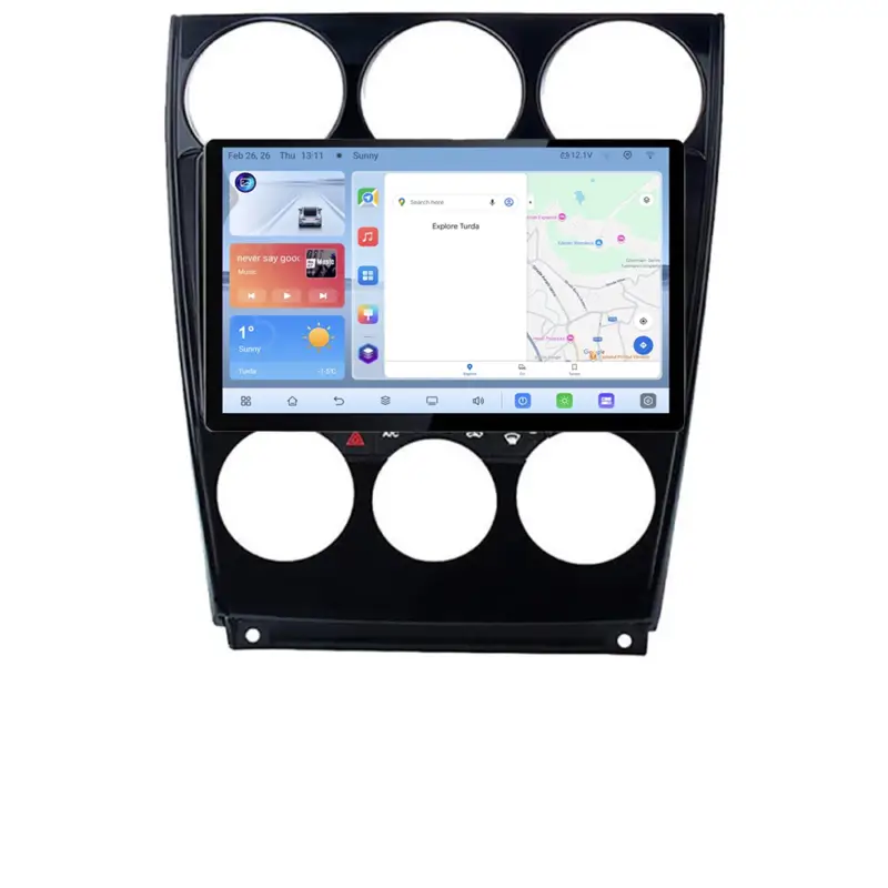 Cumpărături sigure Navigatie dedicata Mazda 6 2004-2008, ecran 13 inch, Android 4GB+64GB