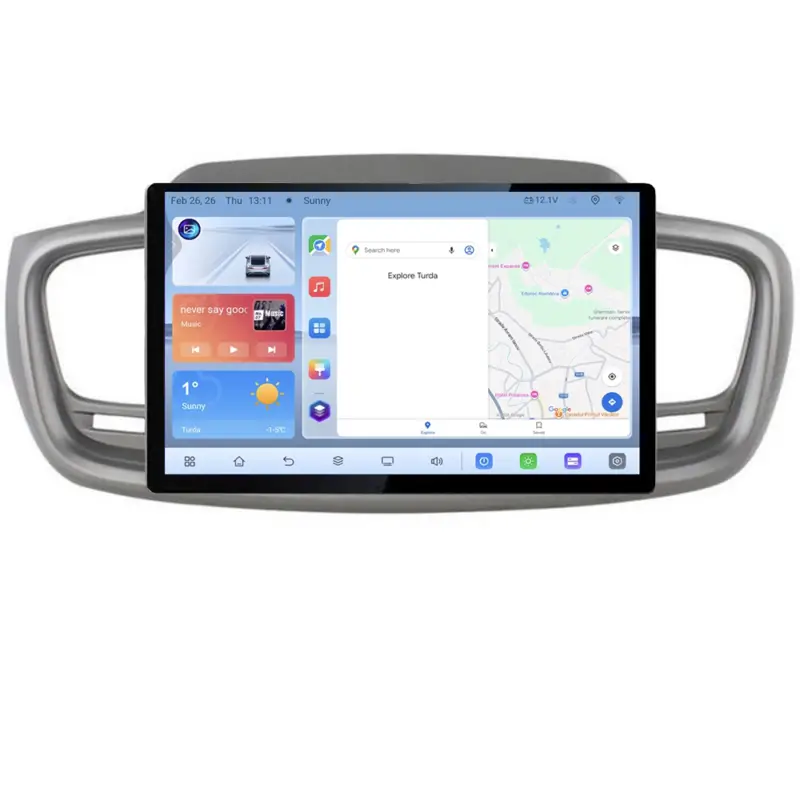 Livrare gratuită Navigație dedicată Kia Sorento 2015-2018, 13 inch, Android, 4GB RAM, 64GB