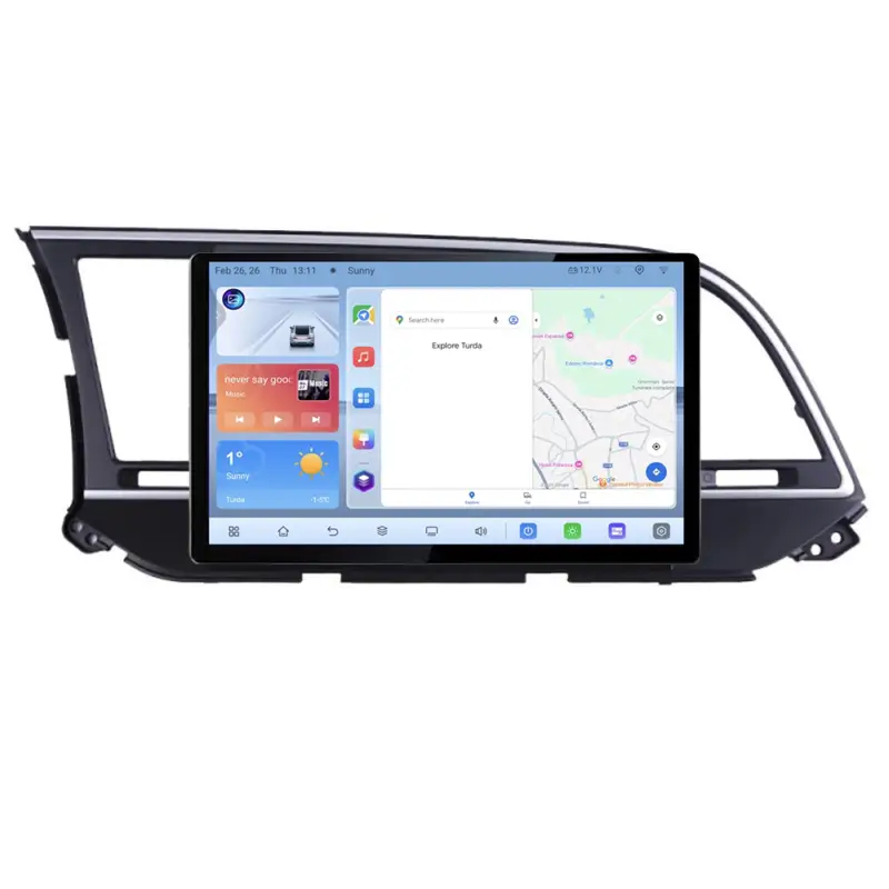 Navigatie dedicata Hyundai Elantra 2015-2018, 13 inch, Android 4+64GB, 4G Expediere rapidă