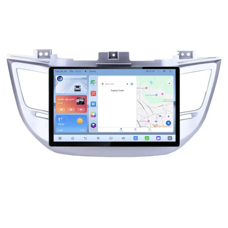 Navigație dedicată Hyundai Tucson, ecran 13 inch 1K, Android 4GB+64GB Ultima șansă