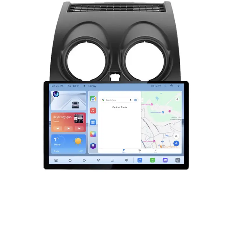 Navigatie dedicata Nissan Qashqai, ecran 13 inch, Android 4+64, 4G Reducere specială