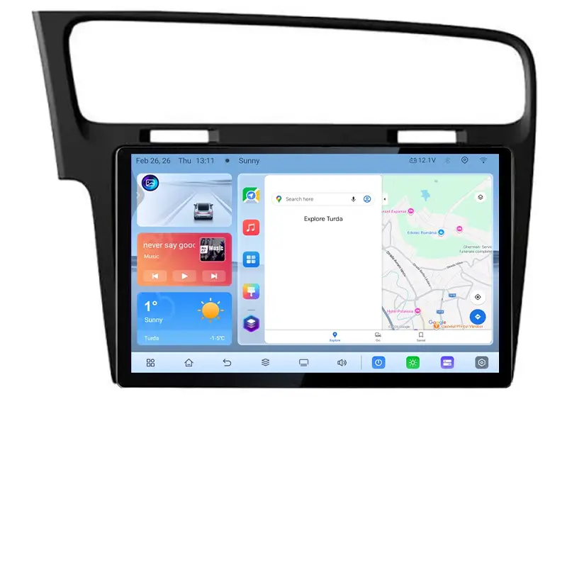 Navigatie dedicata VW Golf 7, ecran 13 inch, Android 4+64GB, 4G Chilipir