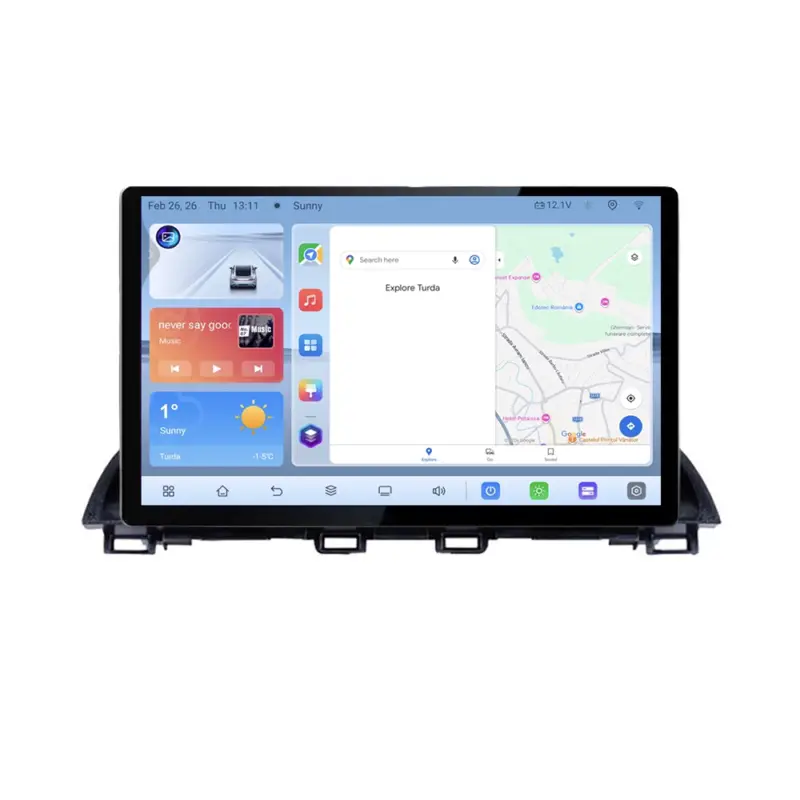 Navigație dedicată Mazda 3 2014-2019, ecran 13 inch, Android 4+64GB, 4G Reducere de preț
