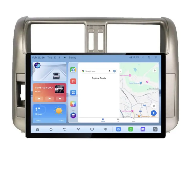 Navigatie dedicata Toyota Prado 2010-2013, 13 inch, Android 4G, 4GB+64GB Preferatul clienților