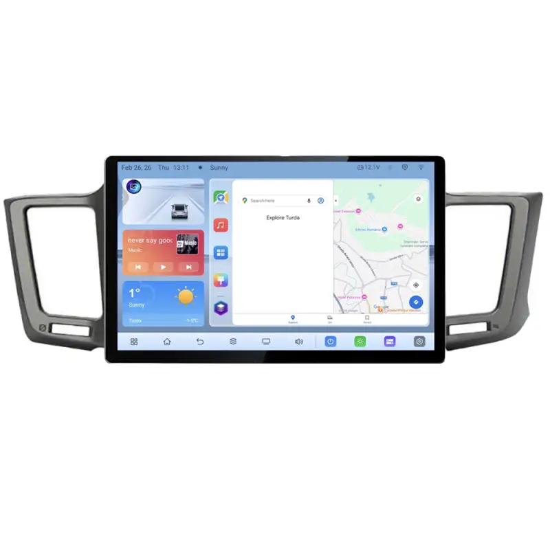 Mai ieftin Navigație dedicată Toyota RAV4 cu ecran 13 inch, Android 4GB/64GB și 4G